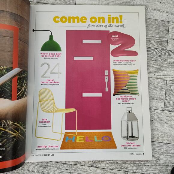 HGTV Magazine July August 2024 Paint Trends Decorating Guide Colorful UNREAD - Picture 2 of 11